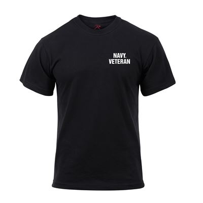 Koszulka US NAVY VETERAN z krótkim rękawem BLACK