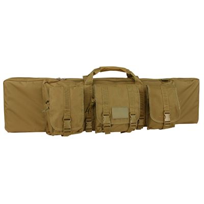 Torba na karabin 105 cm z 3 kieszeniami i paskiem COYOTE