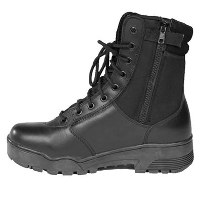 Buty TACTICAL CORDURA z wysokim zamkiem błyskawicznym YKK BLACK