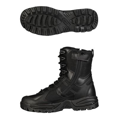 Buty PATROL z zamkiem błyskawicznym CZARNE