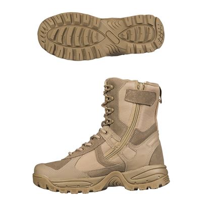 Buty PATROL z zamkiem błyskawicznym COYOTE BROWN