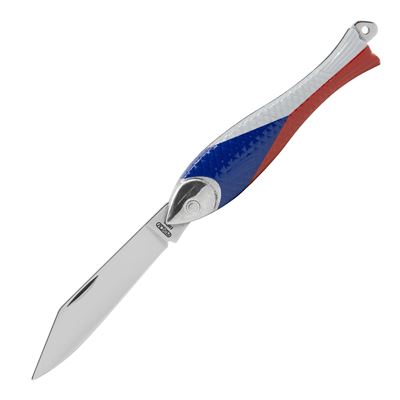 Nóż rybka FLAGA REPUBLIKI CZESKIEJ