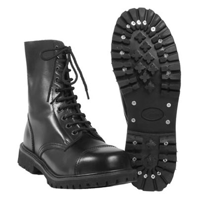 Buty INVADER high 10 eyelets BLACK