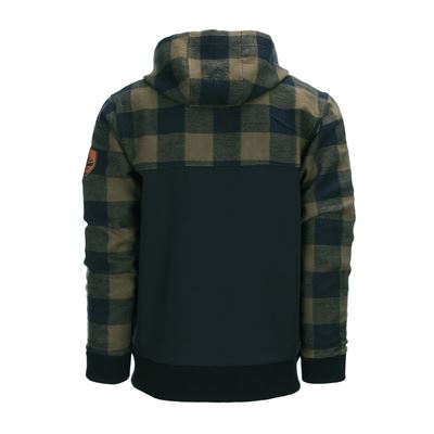 Bluza LUMBERSHELL ZIELONA/CZARNA