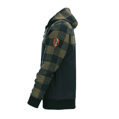 Bluza LUMBERSHELL ZIELONA/CZARNA