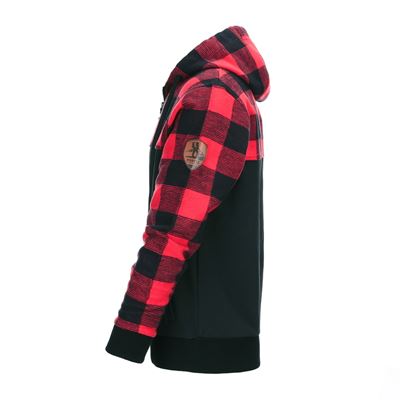 Bluza LUMBERSHELL CZERWONA/CZARNA