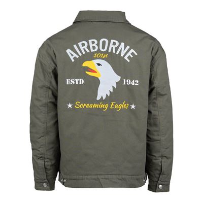 Kurtka HERITAGE AIRBORNE z haftem, ZIELONA FOSTEX 129806 5