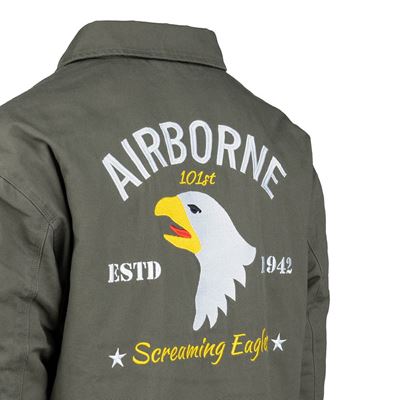 Kurtka HERITAGE AIRBORNE z haftem, ZIELONA FOSTEX 129806 3