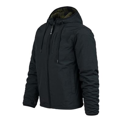 Kurtka dwustronna SHERPA SOFTSHELL BLACK/GREEN