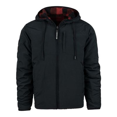 Kurtka dwustronna SHERPA SOFTSHELL BLACK/RED