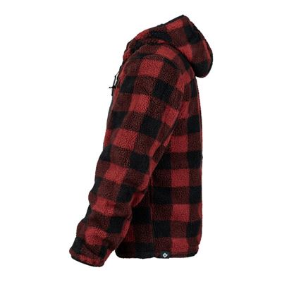 Kurtka dwustronna SHERPA SOFTSHELL BLACK/RED