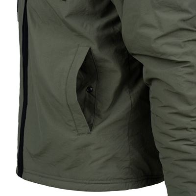Kurtka dwustronna SHERPA SOFTSHELL COYOTE/GREEN