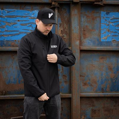 Kurtka softshell SECURITY BLACK