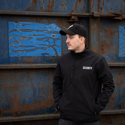 Kurtka softshell SECURITY BLACK