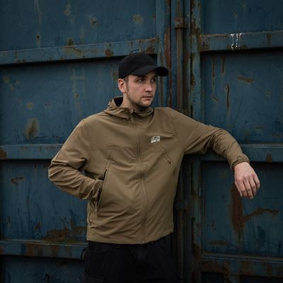 Kurtka TRAIL softshell COYOTE