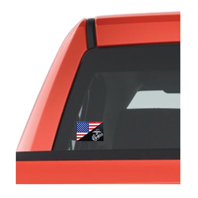 Naklejka USMC EAGLE / flaga USA