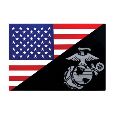 Naklejka USMC EAGLE / flaga USA
