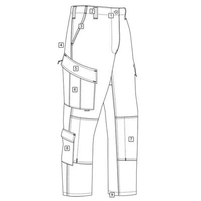 Spodnie TRU P/C rip-stop MULTICAM®