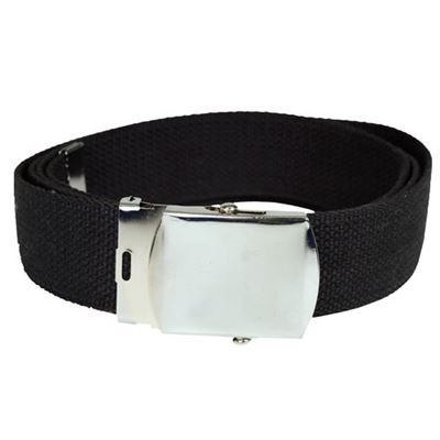 Pasek do spodni o szerokości 38 mm ze srebrną klamrą BLACK