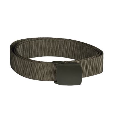 Pasek do spodni QUICK z plastikową klamrą ZIELONY