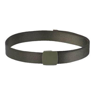 Elastyczny pasek do spodni QUICK z plastikową klamrą YKK® ZIELONY