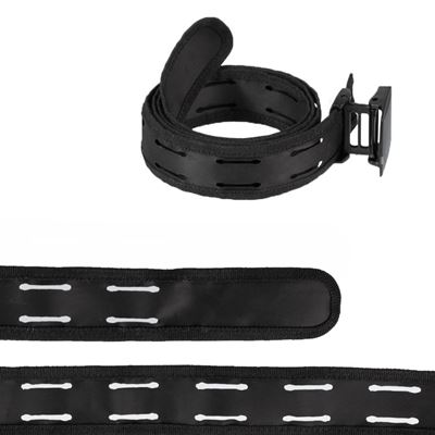 Pasek LASER CUT BLACK