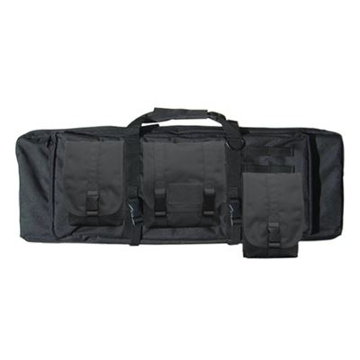Torba na karabin 90 cm z 3 kieszeniami CZARNA