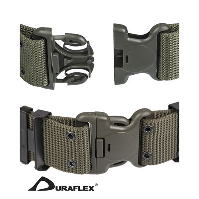 Pasek US LC2 z klamrą DURAFLEX® ZIELONY
