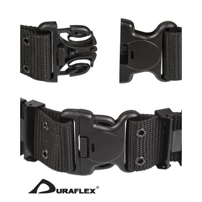 Pasek US LC2 z klamrą DURAFLEX® ČIERNY