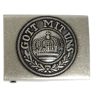 Klamra paska "GOTT MITT UNS" PRUSSIAN GREY