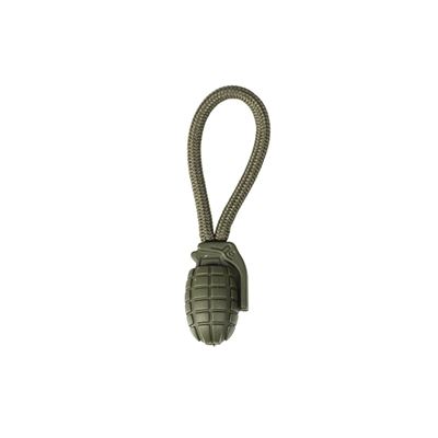 Sznurek do suwaka GRANATY 5 szt. ZIELONE