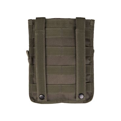 Duże pionowe etui LASER CUT MOLLE ZIELONE