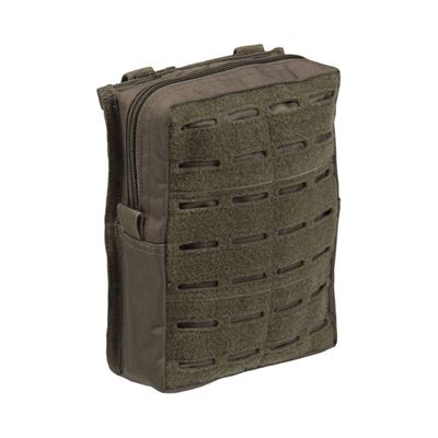 Duże pionowe etui LASER CUT MOLLE ZIELONE