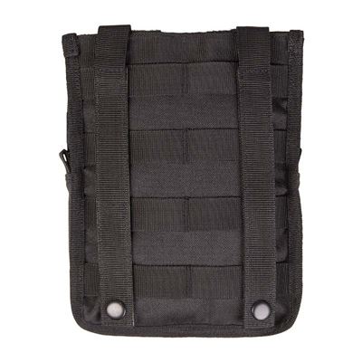 Duże pionowe etui LASER CUT MOLLE CZARNE