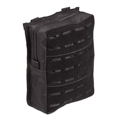 Duże pionowe etui LASER CUT MOLLE CZARNE