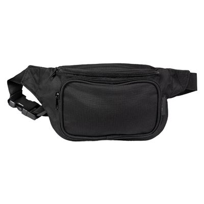 Saszetka FANNY PACK dwie przegródki CZARNA