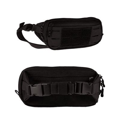 Torba nerka panel VELCRO - wiązanie MOLLE LASER BLACK