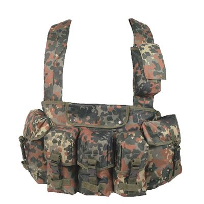 Kamizelka taktyczna CHEST RIG 6 kieszeni FLECKTARN