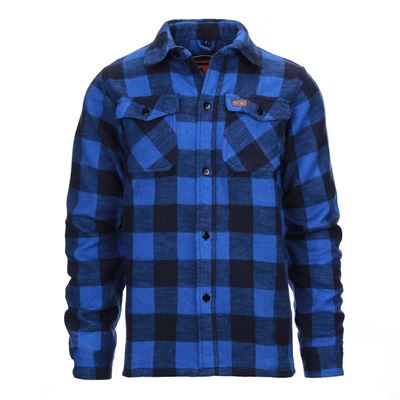 Koszula flanelowa DREVORUBECKÁ BLUE-BLACK