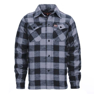 Koszula flanelowa DREVORUBECKÁ GREY-BLACK