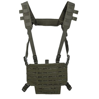 Lekka kamizelka taktyczna CHEST RIG z panelem LASER GREEN