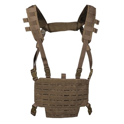 Lekka kamizelka taktyczna CHEST RIG z panelem LASER DARK COYOTE