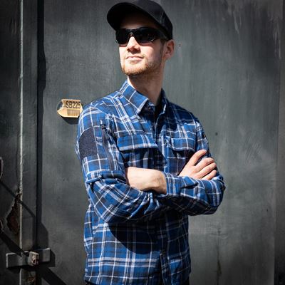 Koszula flanelowa CONTRACTOR Blue/grey
