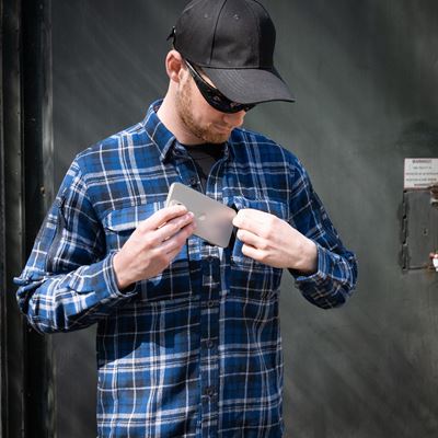 Koszula flanelowa CONTRACTOR Blue/grey