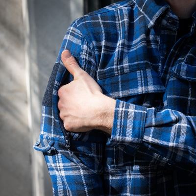 Koszula flanelowa CONTRACTOR Blue/grey