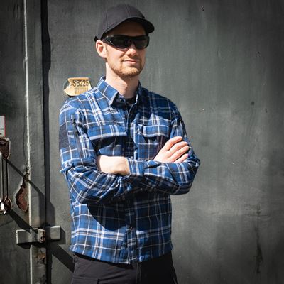 Koszula flanelowa CONTRACTOR Blue/grey