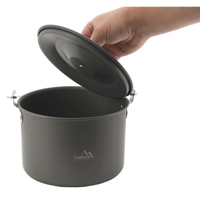 Czajnik aluminiowy FIELD z pokrywką 4 litry SZARY