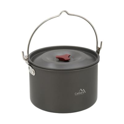 Czajnik aluminiowy FIELD z pokrywką 4 litry SZARY