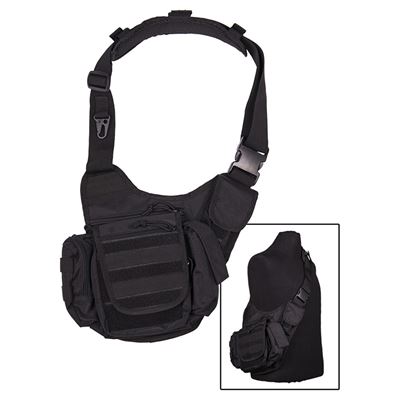Torba na ramię wielofunkcyjna MOLLE CZARNA