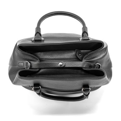 Skórzana torebka damska BW BLACK